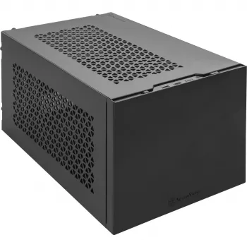SilverStone SUGO SG15B - Cube - Mini-DTX - χωρίς τροφοδοτικό (ATX / PS/2)