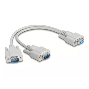 DeLOCK 67160 σειριακό καλώδιο μπεζ 0,3 m DB-9