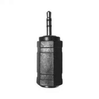 Αντάπτορας στερεοφωνικού headset LOGILINK GA1103 – υποδοχή θηλυκή στερεοφωνικού mini jack 3,5 mm σε αρσενικό στερεοφωνικό micro βύσμα, μαύρο