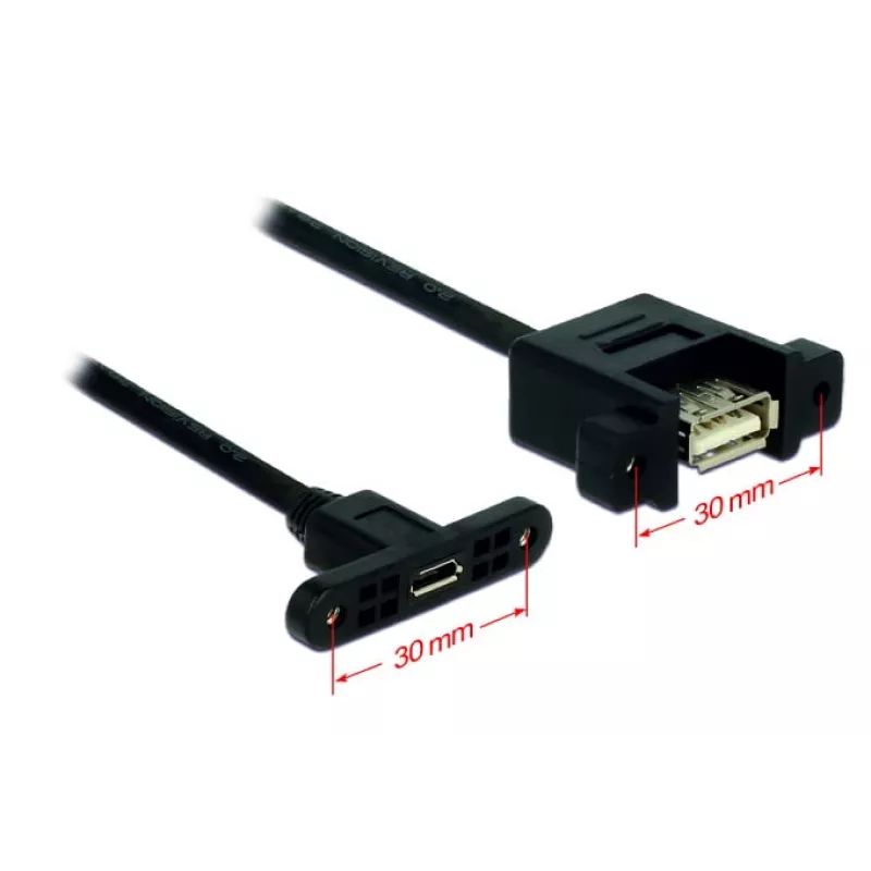 Καλώδιο USB Micro-USB B USB A DeLOCK 85109 0,25 m