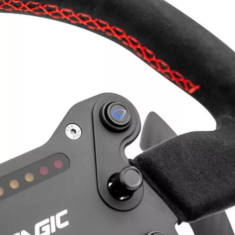 Simagic GTS Alcantara S202 — τιμόνι sim racing με επένδυση Alcantara, μοντέλο S202