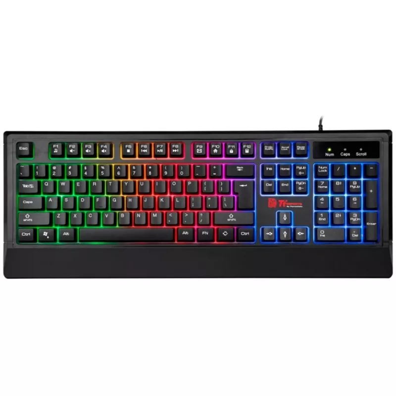 Tt eSPORTS Challenger Combo USB QWERTY Γερμανικό Μαύρο (CM-CHC-WLXXPL-GR)