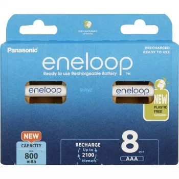 Μπαταρίες PANASONIC ENELOOP AAA 800 mAh 8 τεμ. (BK-4MCDE/8HH)