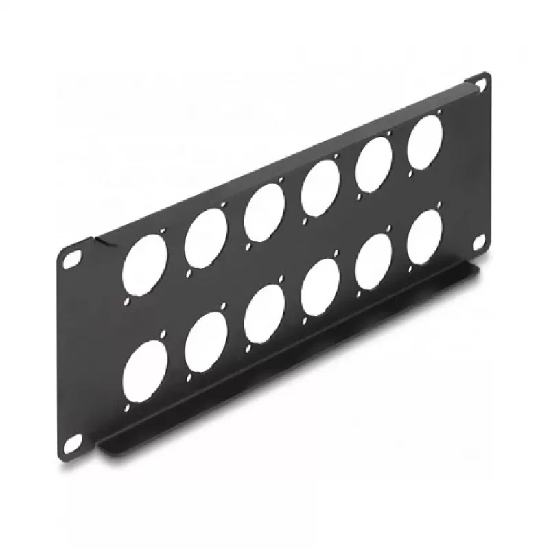 DeLOCK Patchpanel-αξεσουάρ 88054 Rackmount 2U μαύρο