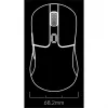 Ποντίκι gaming Keychron M3 Δεξιόχειρας RF Wireless + Bluetooth οπτικό 26000 DPI λευκό