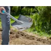 Gardena 17012-20 – Φτυάρι αποστράγγισης – Χάλυβας – Μαύρο – D-σχήματος – μονόχρωμο