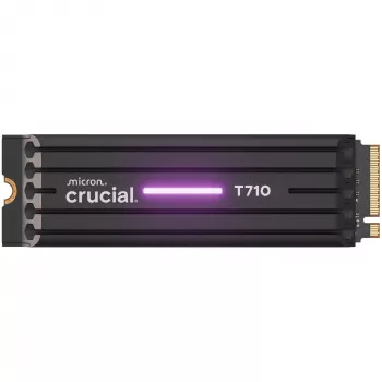 SSD CRUCIAL T710 4 TB M.2 PCIe 5.0 NVMe — 4000 GB, ανάγνωση 14500 MB/s, εγγραφή 13800 MB/s