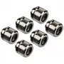 EK Water Blocks EK-Quantum Torque HDC 12 σύνδεσμος, συσκευασία 6 τεμ., G1/4, ασημί