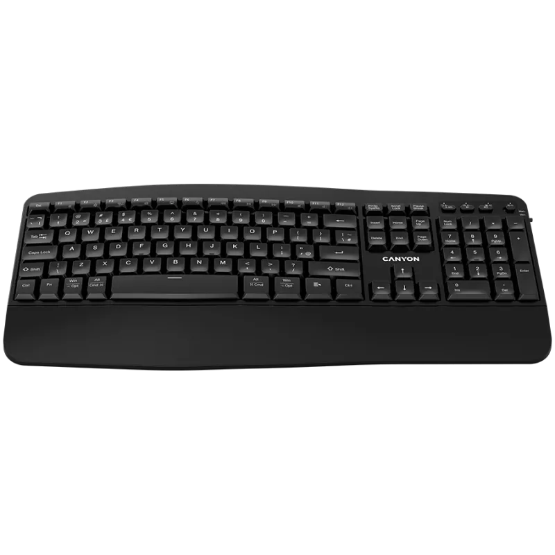 CANYON Πληκτρολόγιο HKB-W6 Wireless Μαύρο
