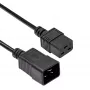 Καλώδιο επέκτασης server Akyga AK-UP-03 IEC C20 σε C19, 1,8 m, μαύρο