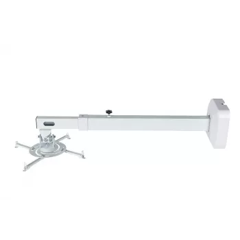 AVTEK Βάση στήριξης τοίχου WallMount Next 1200 — χάλυβας, λευκό, τηλεσκοπική, περιστροφή 360°, κλίση ±42°, μέγιστο φορτίο 20 kg