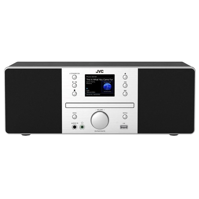JVC RD-E874B Ηχοσύστημα All-in-One, ραδιόφωνο Internet/DAB+/FM, CD, Bluetooth, 20 W, μαύρο