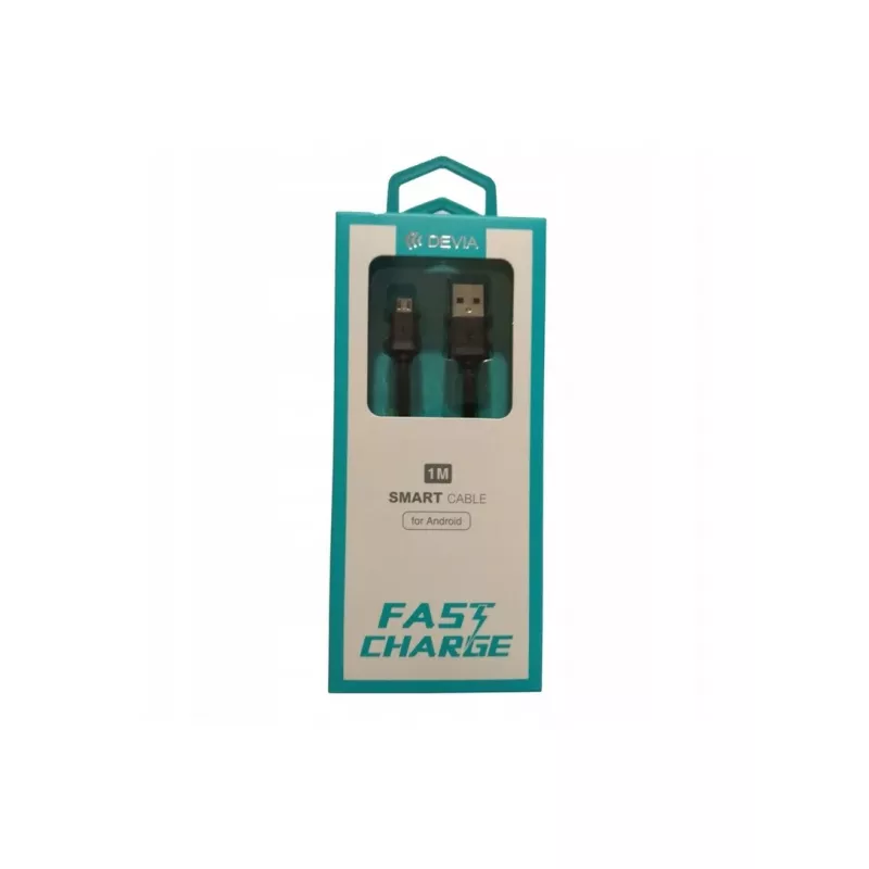 Καλώδιο φόρτισης USB Devia Micro Smart Series V2 5V 2,1A 1 m, μαύρο