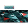 Πληκτρολόγιο Sharkoon SKILLER SGK50 S3 Design Bundle D1 γκρι-πράσινο κόκκινο — ενσύρματο πληκτρολόγιο gaming, συμπαγές layout