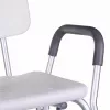 Σκαμπό ντους με πλάτη και λαβές