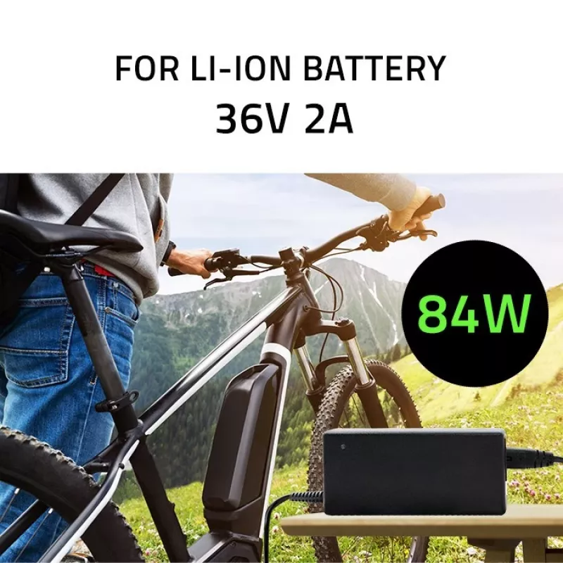 Qoltec 50761 Φορτιστής για μπαταρίες E-Bike 36V | 42V | 2A | 5,5*2,5