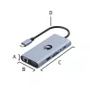 USB-C 11-in-1 adapter Hawk HW-HUB1101 — multiport hub με 11 θύρες