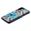 Προστατευτική θήκη iKins για iPhone XR – μαύρο σχέδιο Poppin Rock