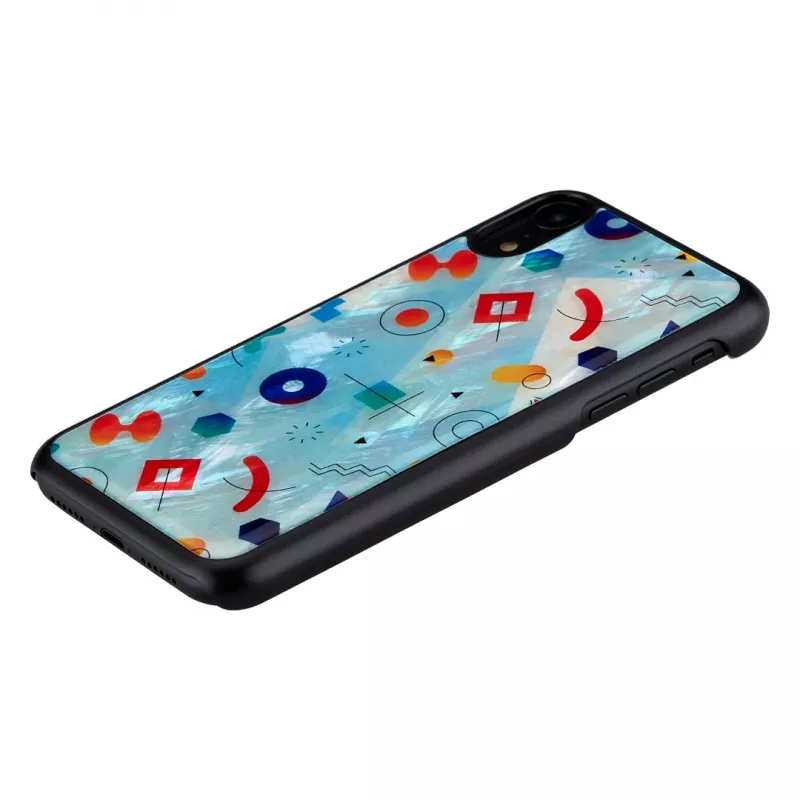 Προστατευτική θήκη iKins για iPhone XR – μαύρο σχέδιο Poppin Rock