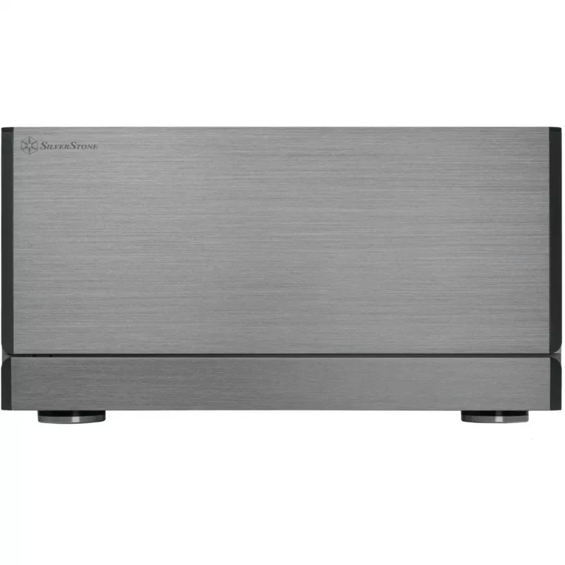 SilverStone Crown 04 Κουτί PC SST-CW04TB — Μορφή HTPC, υποστήριξη SSI-EEB, σκούρο γκρι