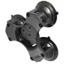 RAM Mounts Twist-Lock Triple Suction Cup Base Composite Μαύρο RAP-365-224-1BU