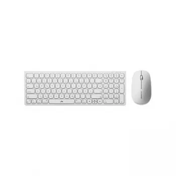 Alogic Echelon Compact USB-C BT πληκτρολόγιο γερμανικό + ποντίκι λευκό - πληκτρολόγιο - USB Type-C - πληκτρολόγιο - USB Type-C