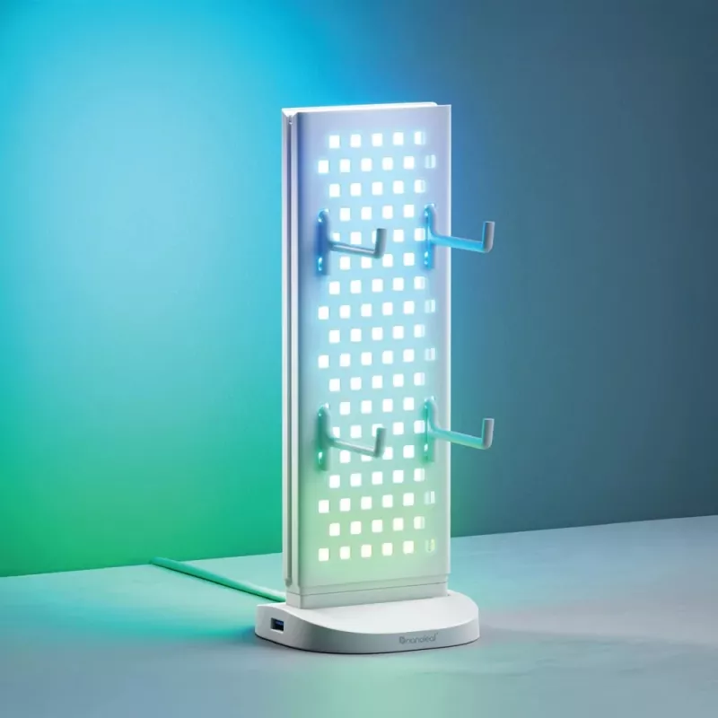 Nanoleaf Pegboard Desk Dock, Λευκό | 15 W | RGB