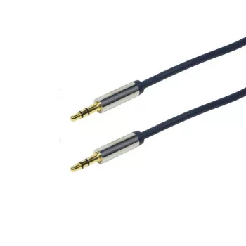 LOGILINK CA10100 LOGILINK - Καλώδιο ήχου 3,5 m/m 1m Μπλε