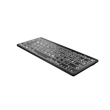 Πληκτρολόγιο Logickeyboard Universal Bluetooth LKB-LPWB-BTPC-DE QWERTZ Γερμανικό Μαύρο