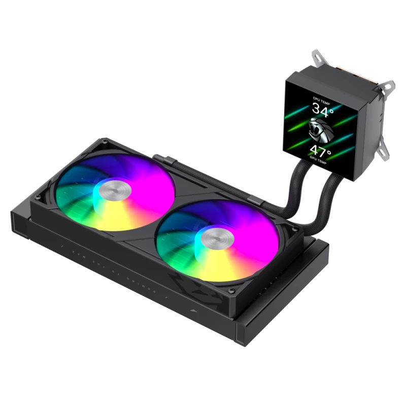 Gamemax υδρόψυξη CPU | GLACIER 240 LCD BK | Intel, AMD