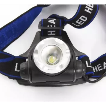 Φακός κεφαλής ESPERANZA EOT005 — LED Cree T6, 3W, 600 lm, AA x2, θήκη αλουμινίου, αδιάβροχος, ανθεκτικός σε κρούσεις, ρυθμιζόμενο λουρί κεφαλής