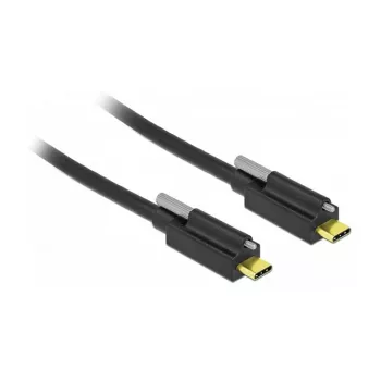 Καλώδιο USB Type-C DeLOCK 84138 2 m μαύρο