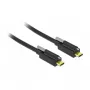 Καλώδιο USB Type-C DeLOCK 84138 2 m μαύρο