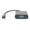 DIGITUS DA-70853 προσαρμογέας USB-C σε VGA, Full HD 1080p, μαύρο