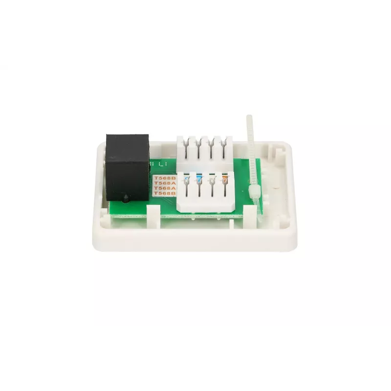 Επιφανειακή πρίζα Extralink, 1x RJ45 CAT5E UTP