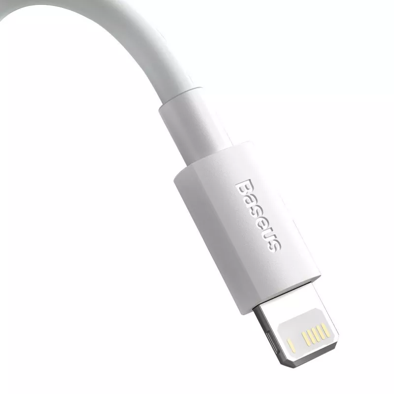 Baseus TZCALZJ-02 Καλώδιο κινητού Λευκό 1,5 m USB A Lightning