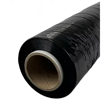 Stretch film BESTPAK 23 µm μαύρο, πλάτος ρολού 1,5 m, πυρήνας 1,2 ίντσες, πολυαιθυλένιο