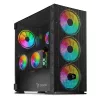 Κουτί υπολογιστή SAVIO Raptor X1 ARGB Γυαλί/Mesh Μαύρο