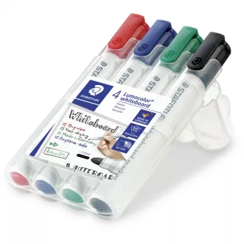 Μαρκαδόρος Staedtler Lumocolor 351 WP4 μύτη bullet μαύρο μπλε πράσινο κόκκινο