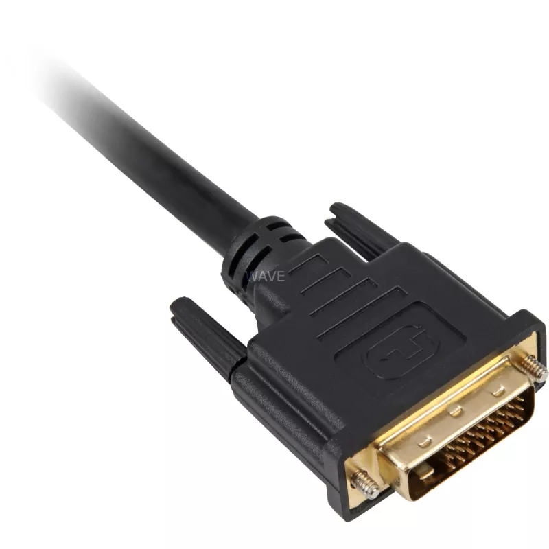 Καλώδιο DVI Sharkoon DVI-D/DVI-D (24+1) 1 m