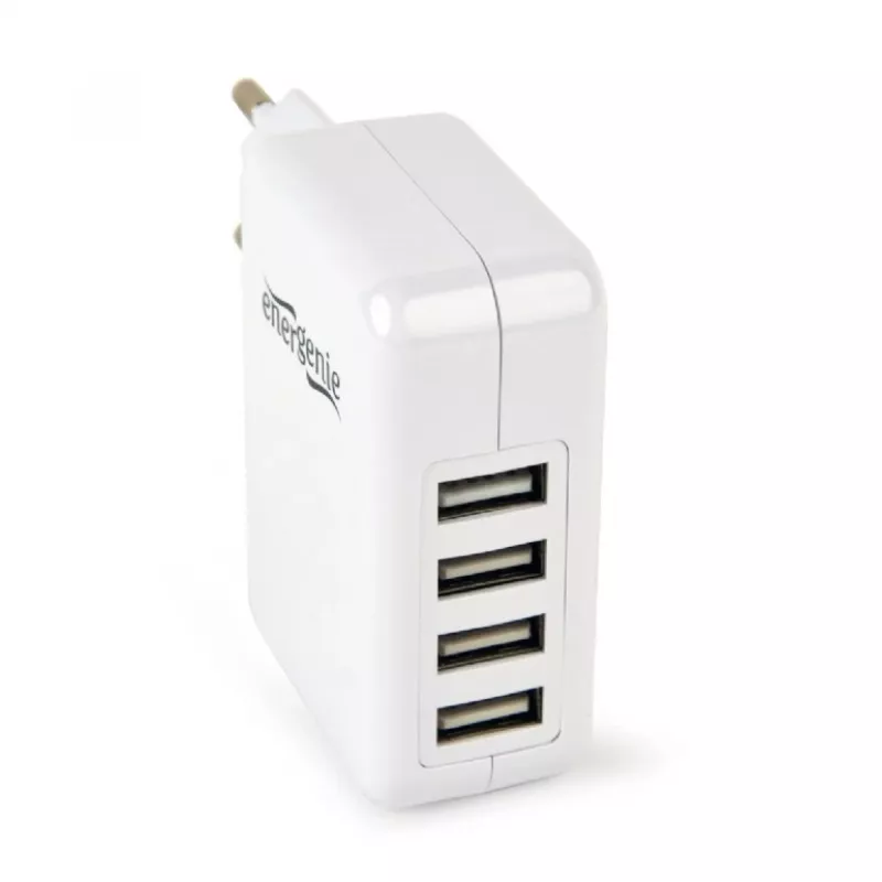 USB φορτιστής Universal λευκό/4-Port EG-U4AC-02 GEMBIRD