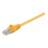 Wentronic Goobay καλώδιο patch CAT 5e, U/UTP, κίτρινο, 15 m - μείγμα χαλκού CCA (68351)