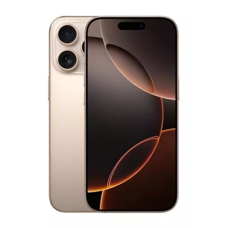Apple iPhone 16 Pro 5G κινητό τηλέφωνο 512 GB, 6,3" OLED 120 Hz, A18 Pro, 48 MP, διπλή SIM, τιτάνιο της ερήμου