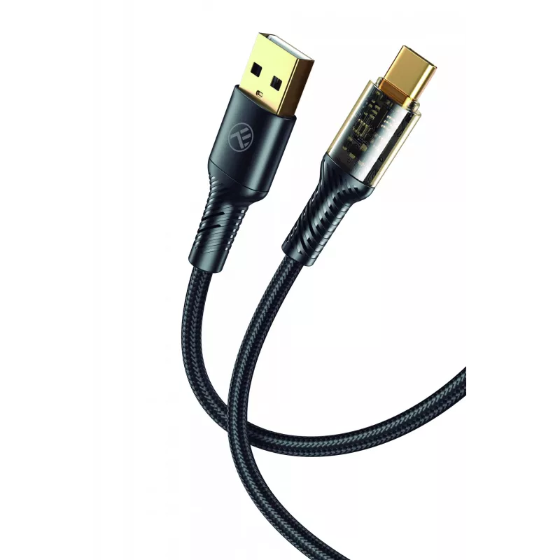 Καλώδιο δεδομένων USB Type-C Tellur TLL155711, ένταση ρεύματος 3A, 100 cm, μαύρο