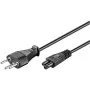 Wentronic Goobay Καλώδιο τροφοδοσίας Ελβετικό, 1,8 m, Μαύρο - Ελβετικό βύσμα (Τύπος J, SEV 1011) > Βύσμα συσκευής C5 (93960)