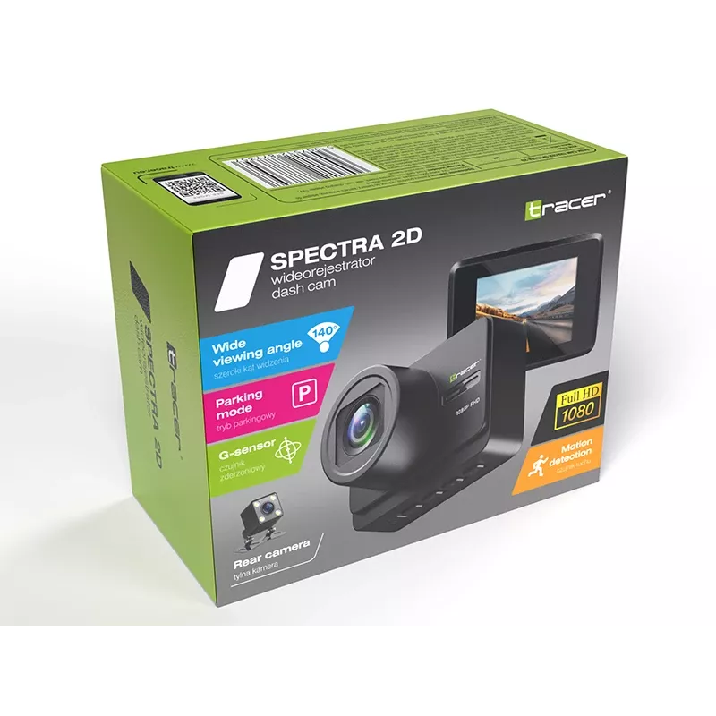 Dashcam TRACER Tracer Spectra 2D — συμπαγής βιντεοκαταγραφέας αυτοκινήτου