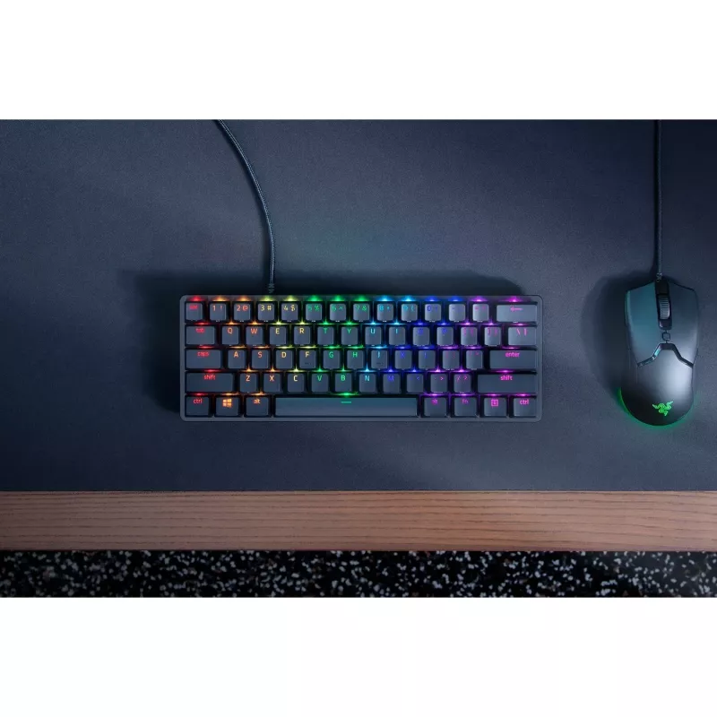 Huntsman Mini, πληκτρολόγιο gaming μαύρο, DE-Layout, Razer Linear Optical (Red)