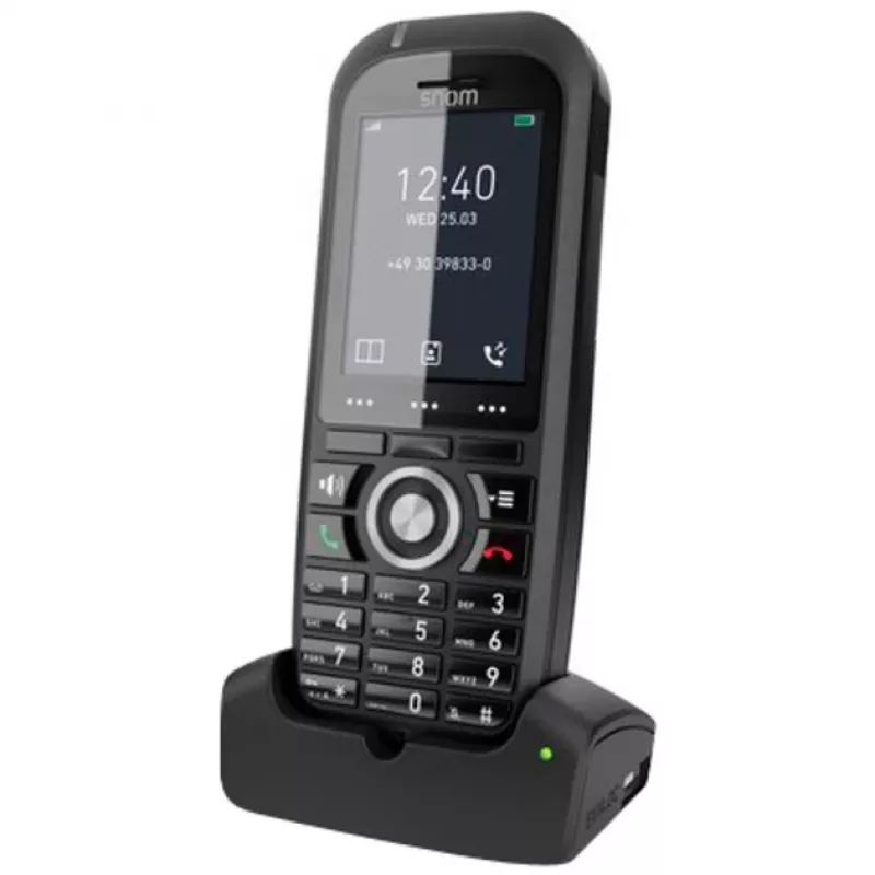 Snom M70 Ασύρματο ακουστικό DECT με οθόνη κλήσης μαύρο