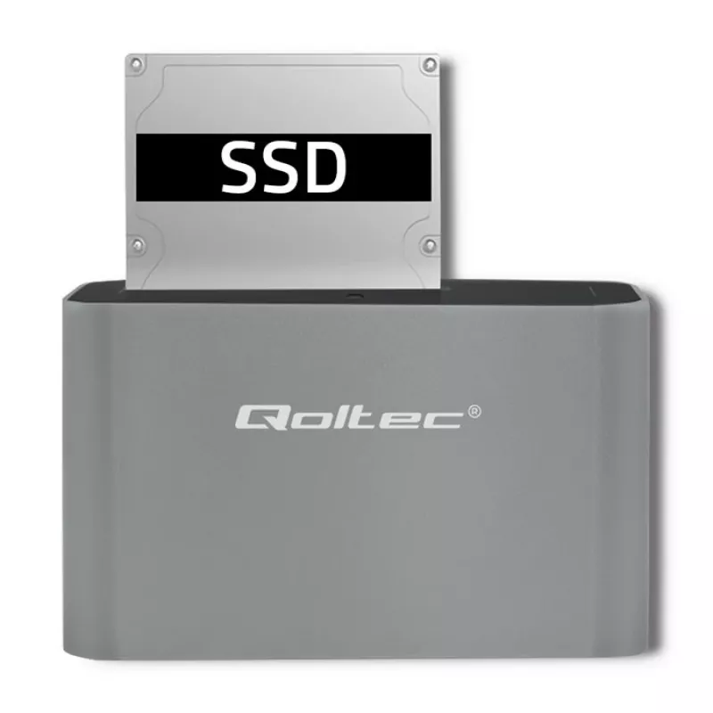 Qoltec 5315 Σταθμός σύνδεσης HDD/SSD | 2.5/3.5 SATA | USB 3.0