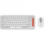 Logitech POP Icon Combo Bluetooth QWERTZ Swiss Πορτοκαλί Λευκό Ποντίκι
